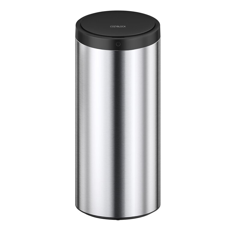 CozyBlock 13 Gallon Automatic Trash Can for Kitchen, Stainless