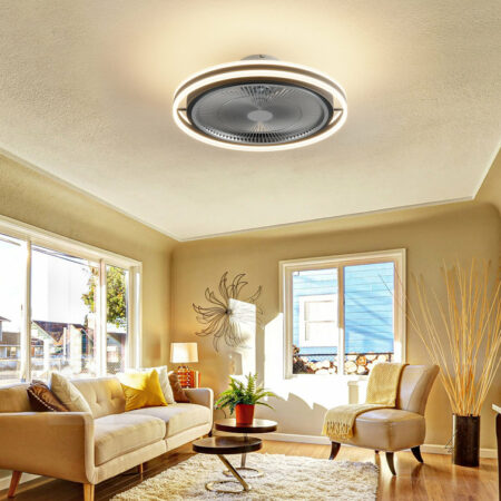 19.6'' Ceiling Fan with Light Kit Included