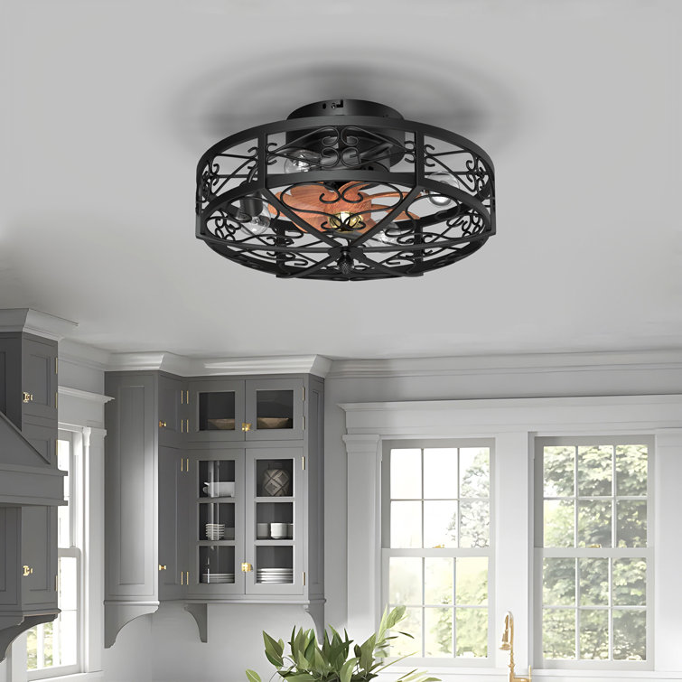 19.6'' Ceiling Fan with Light Kit Included