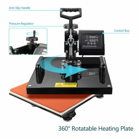 Furgle 8 in 1 Digital Transfer Sublimation Heat Press