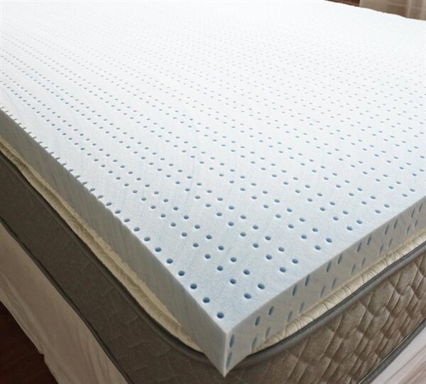 Topper 3 inch, Foam Mattress Topper Arsuite Bed Size: King