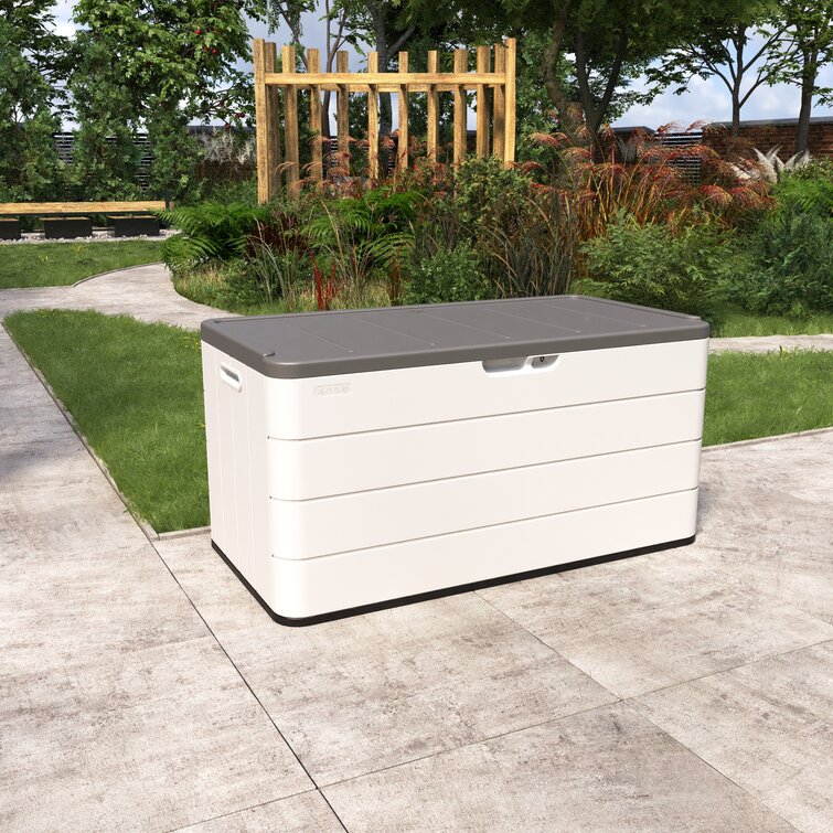 KINYING Resin Deck box, Outdoor Storage Container, Large Waterproof Storage  Bench & Reviews