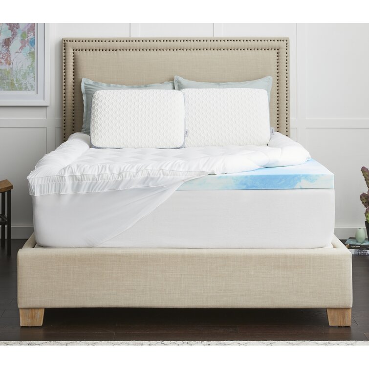 Sealy Full SealyChill 4 Memory Foam Mattress Topper with Cover