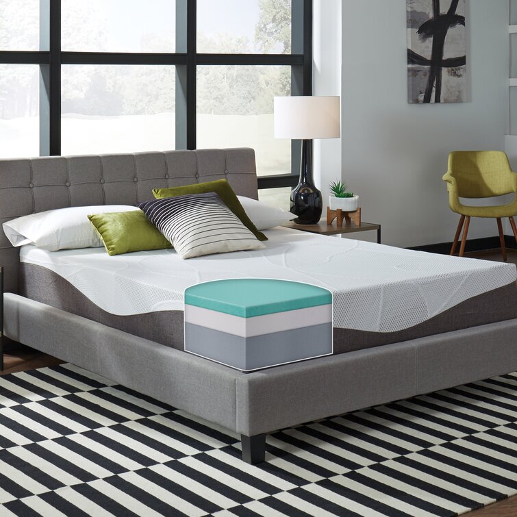 Slumber Solutions Renew 12″ Firm Gel Memory Foam Mattress 