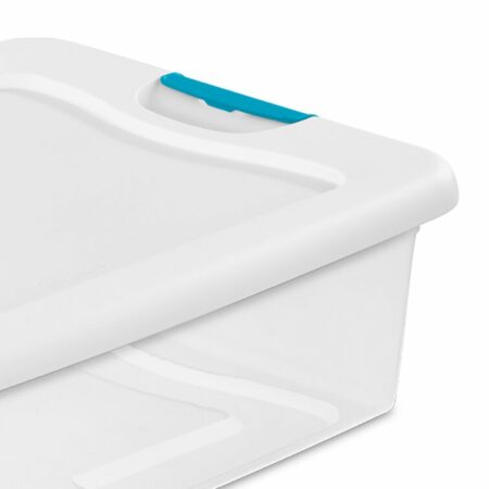 Sterilite 32 Quart Latch Lid Tote, 6 Pack, and 15 Quart Latch Lid