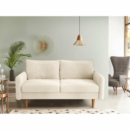 57.8 Velvet Upholstered Sofa, Loveseat Sofa with 2 Pillows