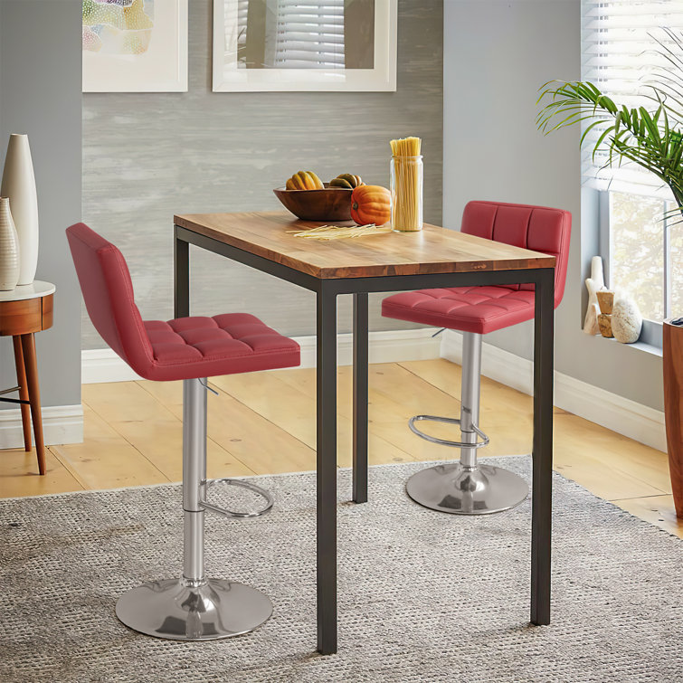 Arlon swivel adjustable discount height bar stool