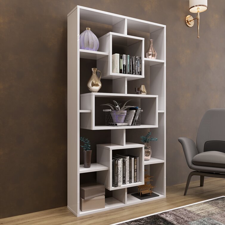 Ruben 64” H x 35” W Standard Bookcase 