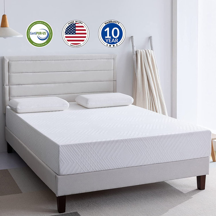 Alwyn Home Folding Bed with Memory Foam Mattress - 75 x 38 Twin