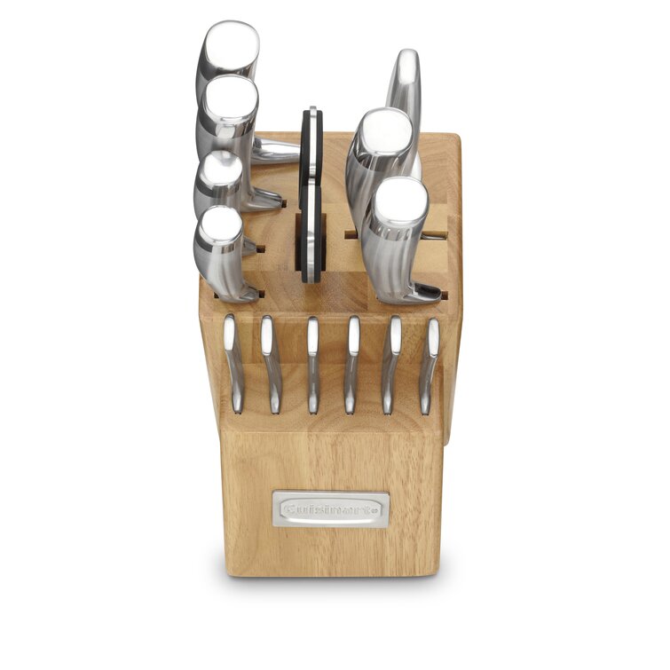 Cuisinart 15-Piece German Stainless Steel Hollow Handle Knife Block Set