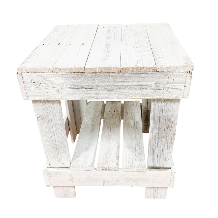 Del Hutson Designs Natural Reclaimed Wood Sofa Table