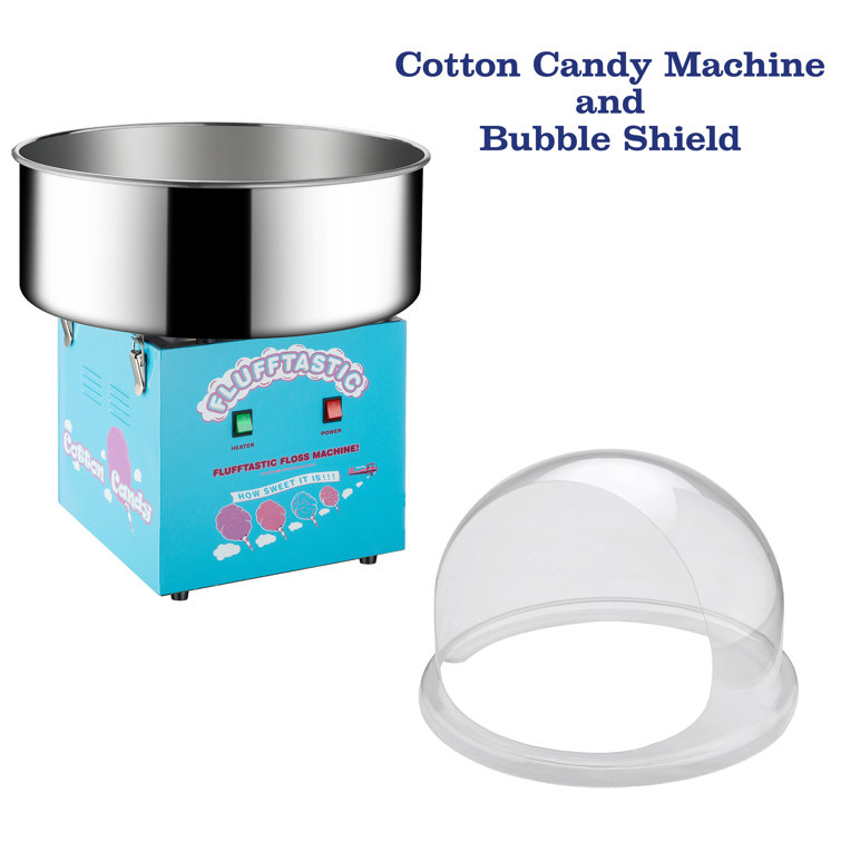 Great Northern Popcorn Cotton Candy Floss Maker With Dome Shield 9375