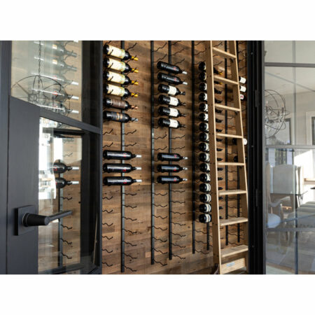 Indurial 24 Bottle Wall Mounted Wine Bottle Rack 