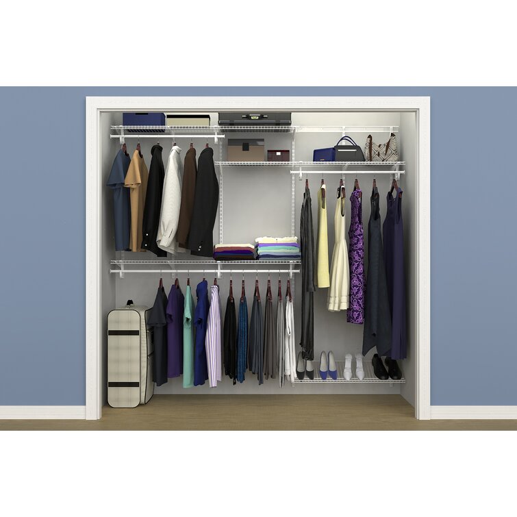ClosetMaid 1608 5ft. to 8 ft. Closet Organizer Kit