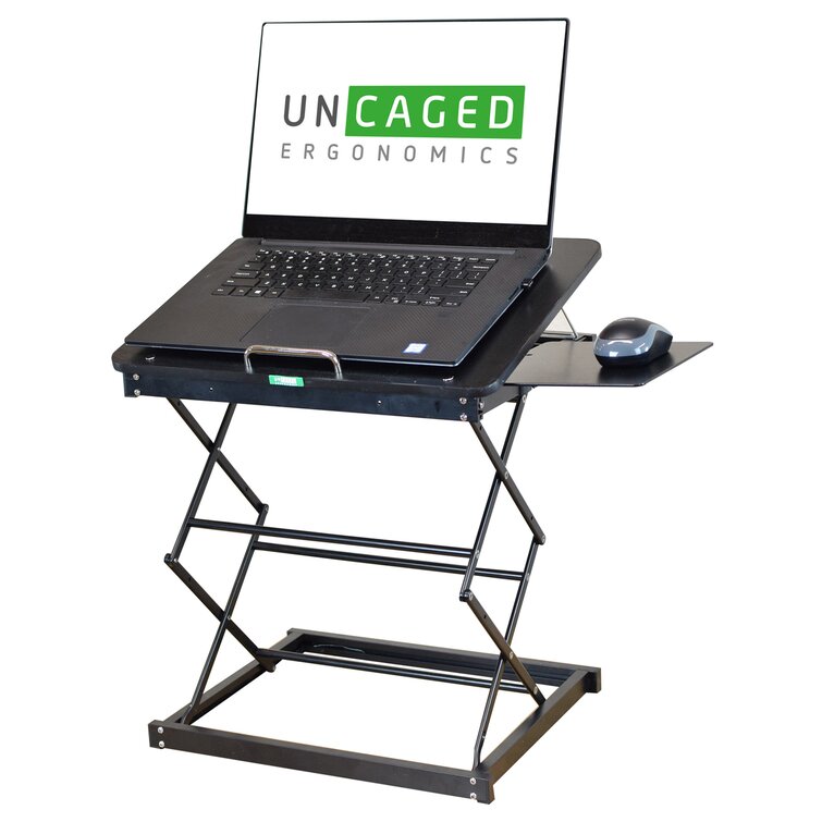 Uncaged Ergonomics CD4 Laptop Standing Desk Riser - Adjustable